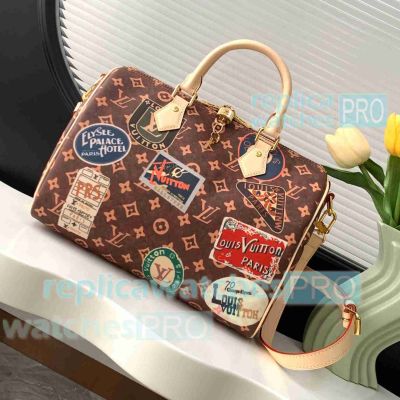 Replica L--V Speedy Bandoulière M47087 Brown Monogram Handbag